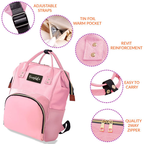 Home.Co - Large Capacity Mummy Bag Multi-function Waterproof Bagpack