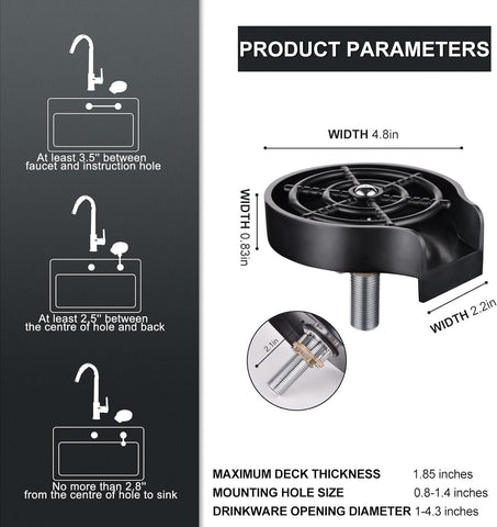 Home.co-Glass Rinsing Faucet