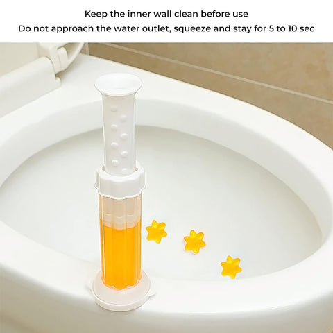 Home.Co- Flower Stamp Toilet Gel