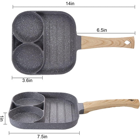 Home.Co - 3 Mould Frying Pan