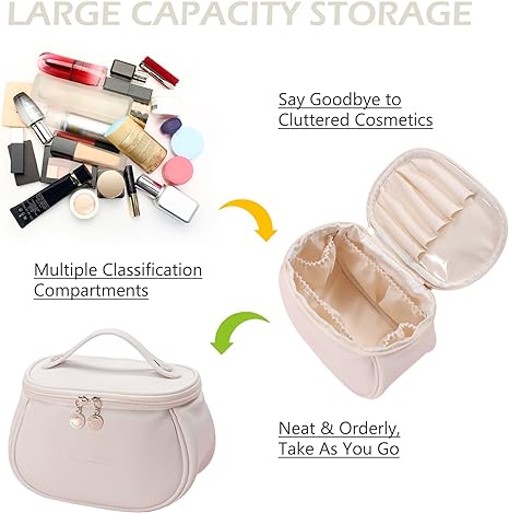 Home.co- Leather Cosmetic Pouch