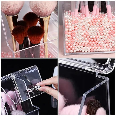 Home.co- Pearl Brush Holder