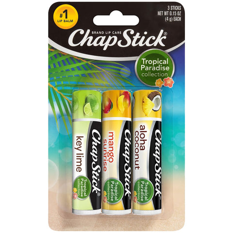 ChapStick Lip Care Set, Tropical Paradise 3-Piece Set