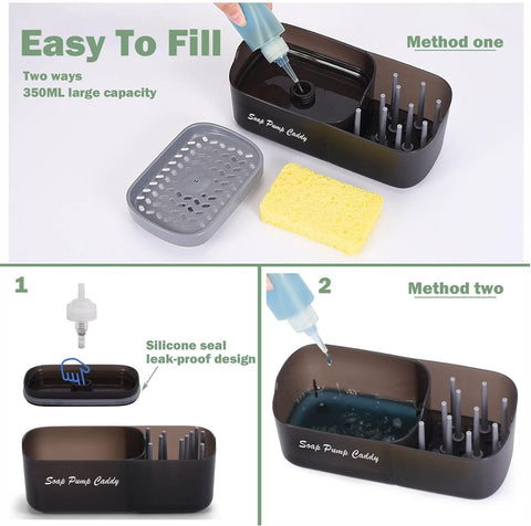 Home.Co - Soap Pump and Sink Caddy