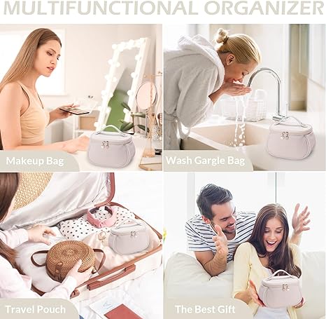 Home.co- Leather Cosmetic Pouch