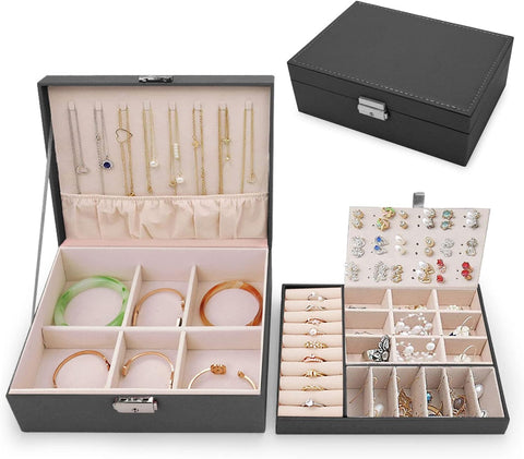 Home.Co -Jewellery Box Large- Black