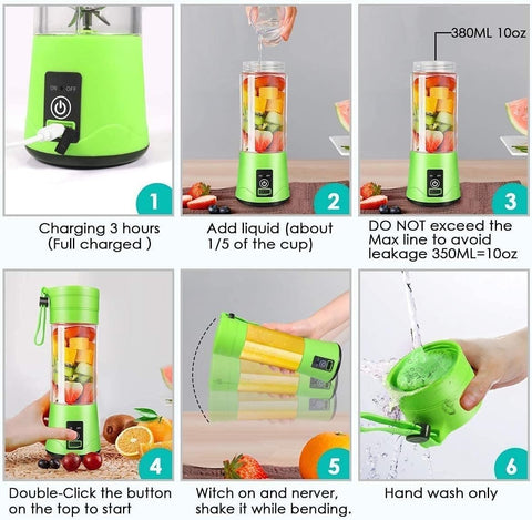 Home.Co- 6 Blades Portable Blender