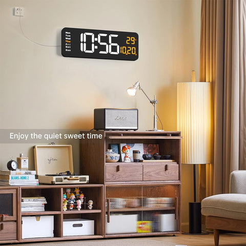 Home.Co- Digital Alarm Clock USB Operated