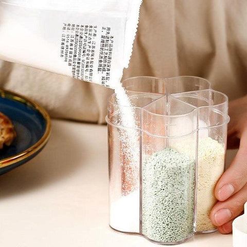 Home.Co- 5 Compartment Spice Jar