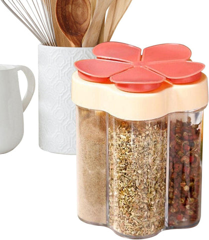 Home.Co- 5 Compartment Spice Jar