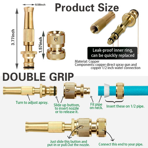 Home.Co -  Adjustable Spray Hose