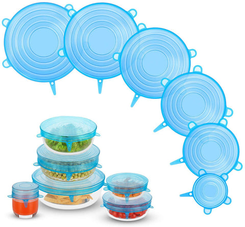 Home.Co- 6pcs Silicon Lids
