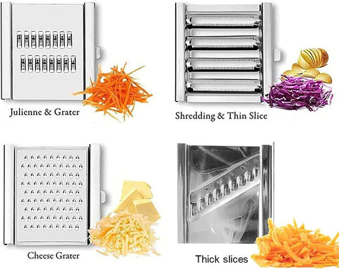 Home.Co- 4 in 1 Handheld Vegetable Slicer