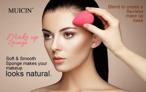 MUICIN - Pink Sponge Makeup Blender - Smooth, Seamless Coverage