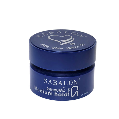 Sabalon Hair Wax 24 Hour Professional Styling System , Hair Styling Wax For Edge Hold Sculpting 100Ml Blue