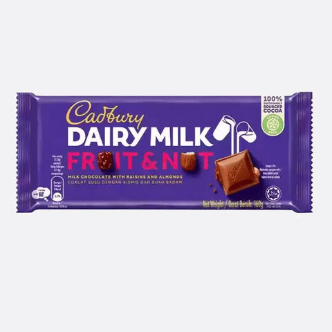 Cadbury Dairy Milk Fruit & Nut Chocolate 180g