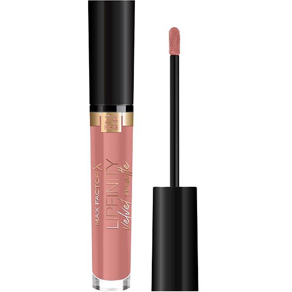 Max Factor Lipfinity Velvet Matte Lipstick, Nude Silk, 3.5 ml
