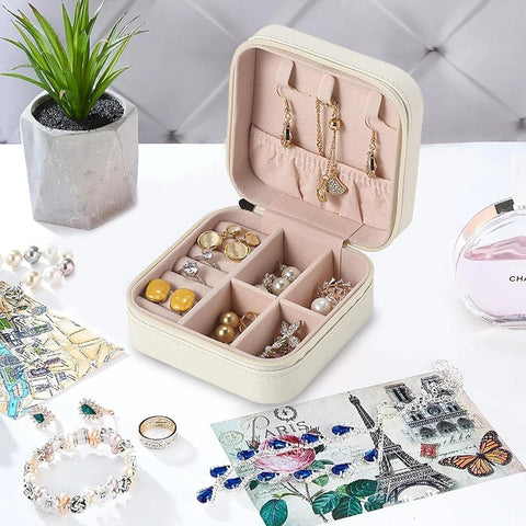 Home.Co - Mini Jewellery Box- White