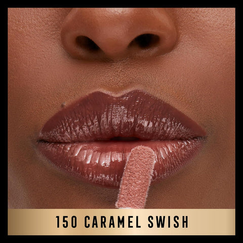 Max Factor 2000 Calorie Lip Glaze, Full Shine Lip Gloss 150-Caramel Swish