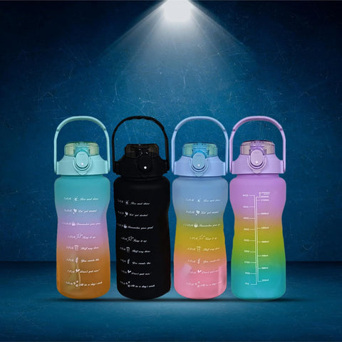 Home.Co- 3pcs Colourful Water Bottle Set - Random Color