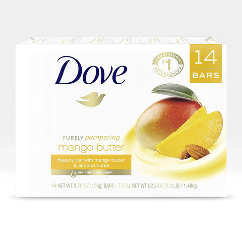 Dove Beauty Bar Moisturizes Dry Skin with Mango Butter