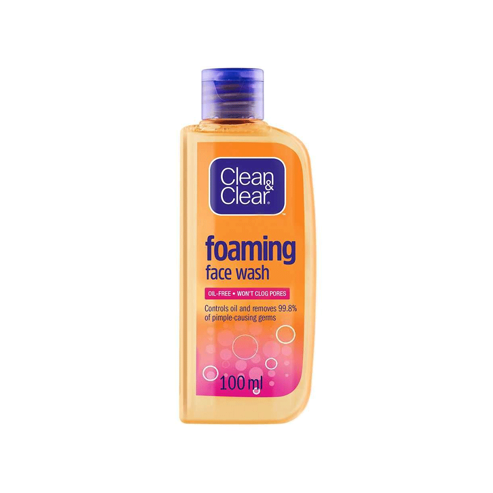 Clean & Clear Men Acne & Oil Control Foaming Face Wash 100ml