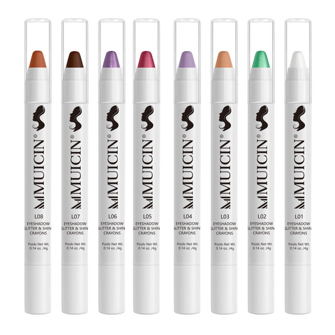 MUICIN - Eyeshadow Glitter & Shine Crayons - Easy Glide Sparkle