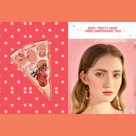 MUICIN - Cheese Pizza Eyeshadow Palette - Savor Every Shade