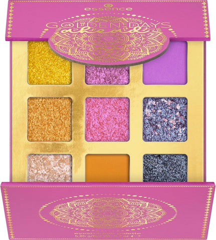 Essence Gold Day Ahead Eyeshadow Palette #01 Multicoloured 9 Colours