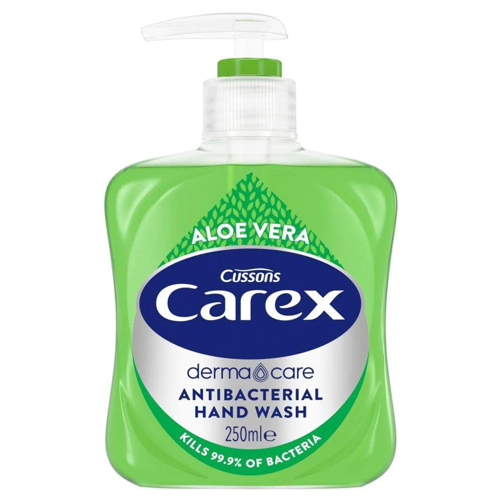 CAREX HAND WASH WORKS IN SECONDS ALOE VERA 250ML