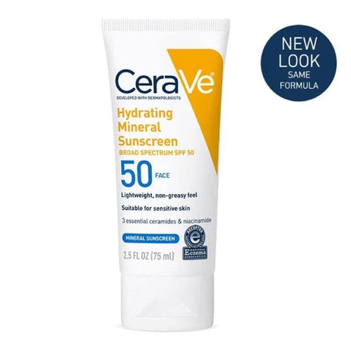 CERAVE HYDRATING MINERAL SUNSCREEN SPF50 75ML