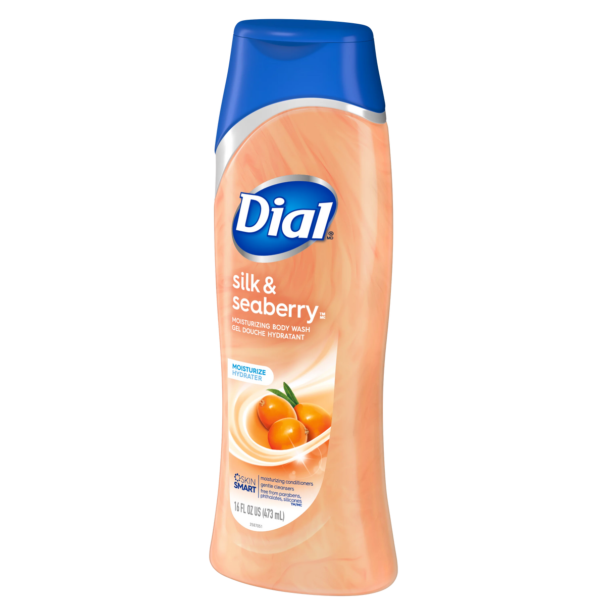 DIAL BODY WASH SILK & SEABERRY 473ML/16OZ