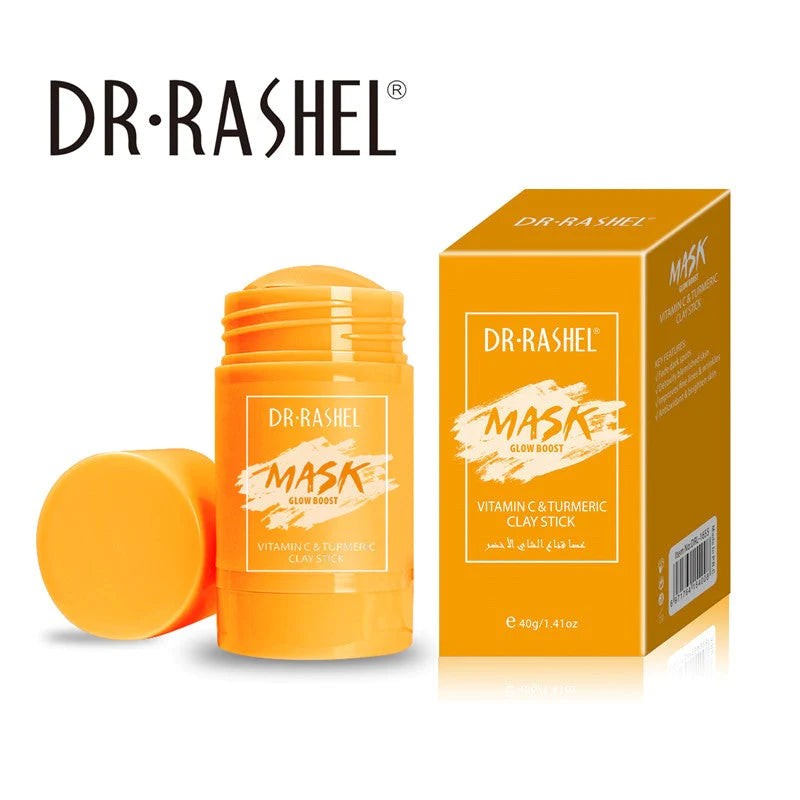 DR.RASHEL CLAY STICK MASK GLOW BOOST VITAMIN C & TURMERIC 42G