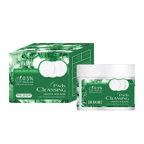 DR.RASHEL SALICYLIC ACID 0.5% CLEANSING PADS DAILY DEFENCE 50'S