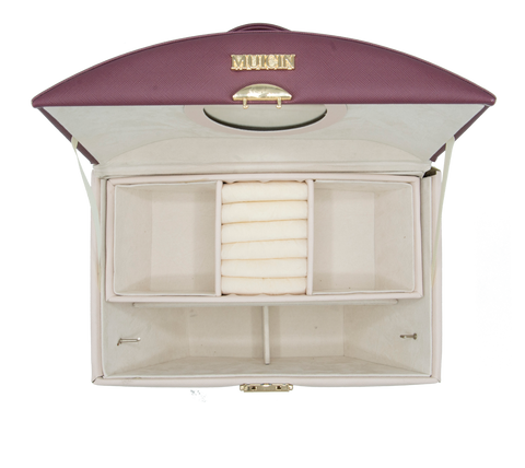 MUICIN - Dual-Tone Luxury Cosmetics & Jewelry Organizer - Elegance In Organization