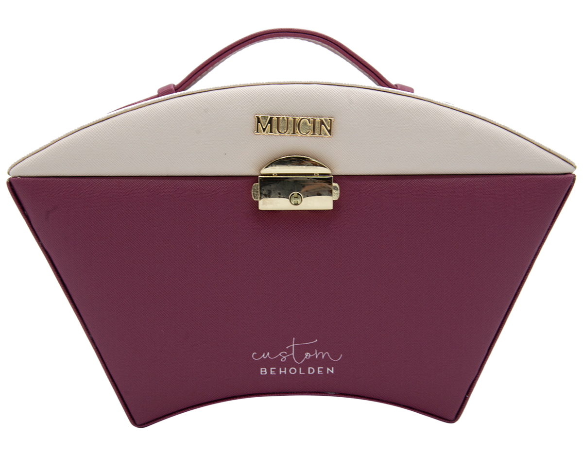 MUICIN - Dual-Tone Luxury Cosmetics & Jewelry Organizer - Elegance In Organization
