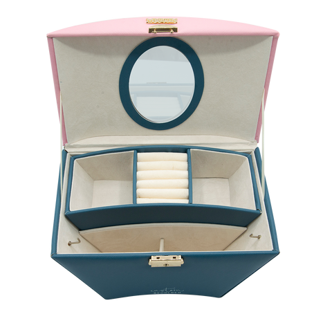 MUICIN - Dual-Tone Luxury Cosmetics & Jewelry Organizer - Elegance In Organization