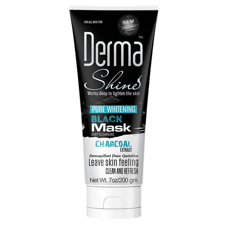 Derma Shine Charcoal Black Mask 200gm