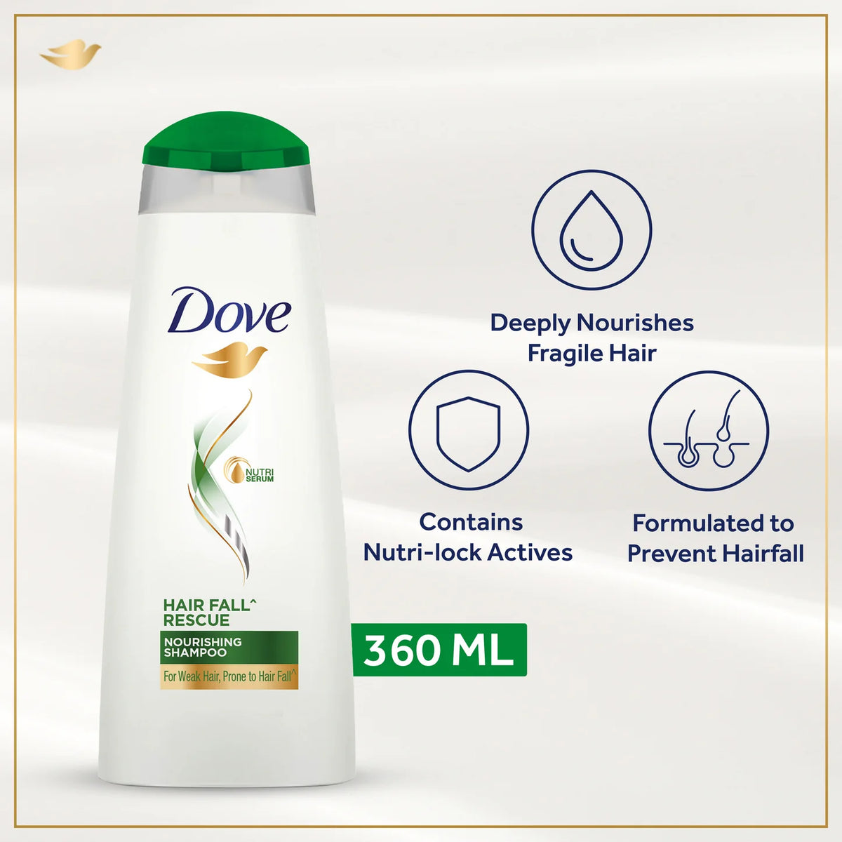Dove Shampoo Hairfall Rescue 340ML