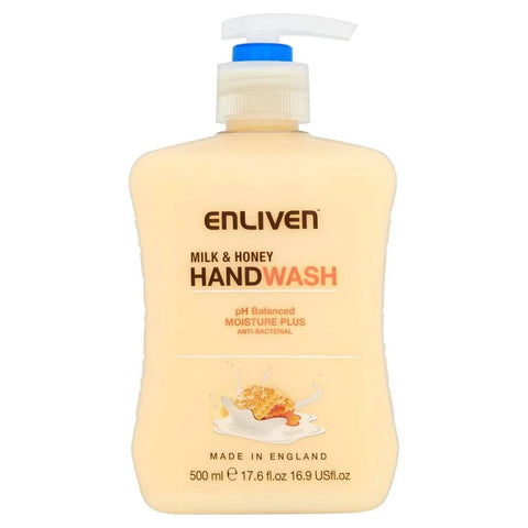 ENLIVEN HAND WASH ANTI-BACTERIAL MILK & HONEY 500ML