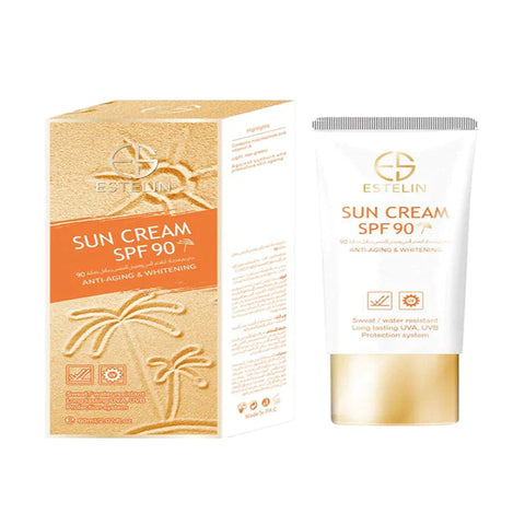 ESTELIN SUN CREAM ANTI-AGING & WHITENING SPF90 60ML