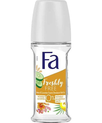 FA DEODORANT ROLL ON FRESHLY FREE CUCUMBER & MELON 50ML