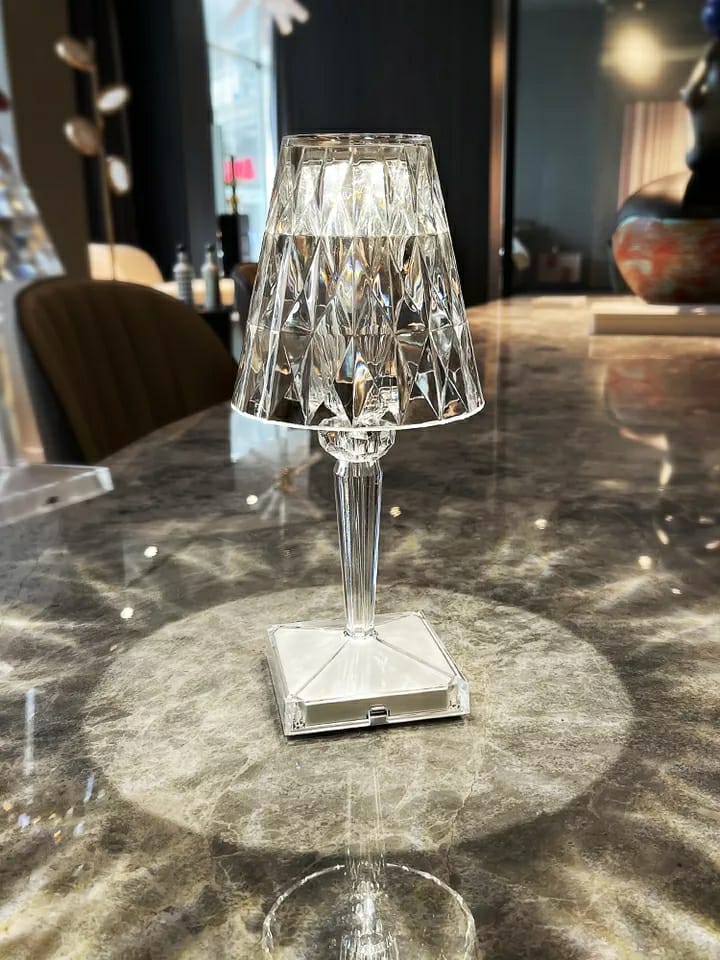 Home.Co- Crystal Projector Atmosphere Led Table Lamp