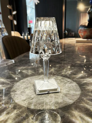 Home.Co- Crystal Projector Atmosphere Led Table Lamp