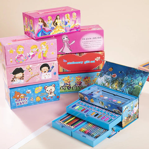 Home.Co- 54-piece Disney Princess Water Colored Pen Set