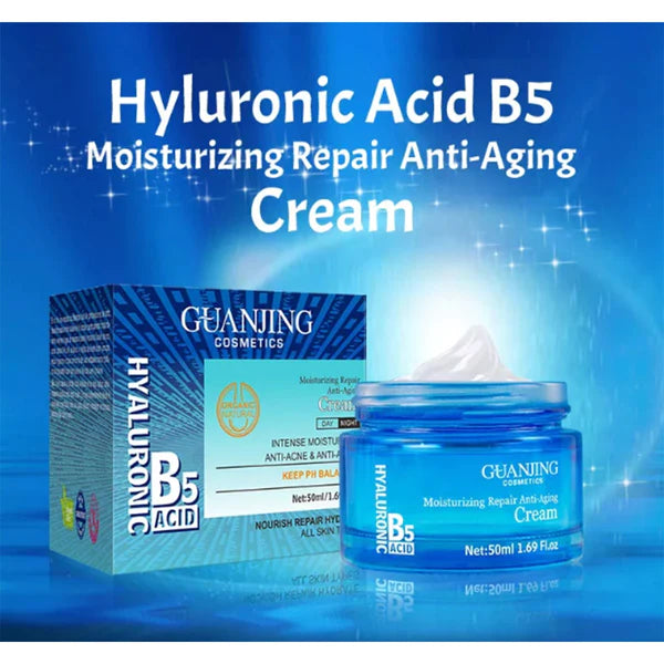 GUANJING HYALURONIC B5 ACID MOISTURISING ANTI AGING CREAM 50ML