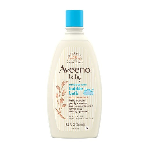 Aveeno Baby Bubble Bath With OAT Extract 568ml