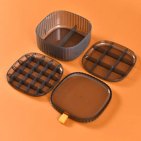 Home.Co - 3 Layer Crystal Earring Organizer