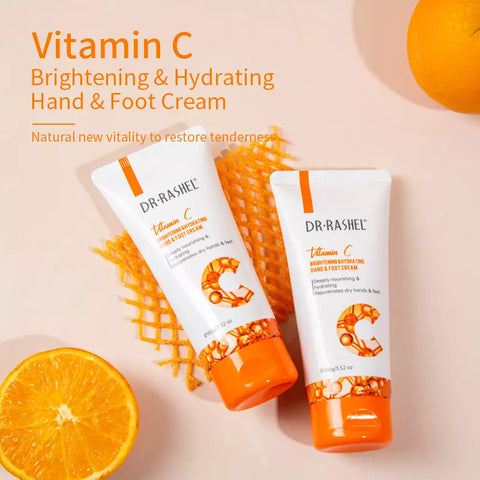 Dr Rashel Vitamin C Brightening & Hydrating Hand & Foot Cream 120Gm