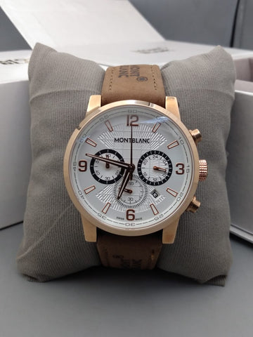 Mont Blanc Brown Strap Watches